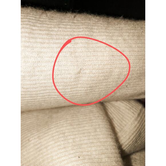 J Jill Long Sleeve Shirt Wool Cashmere Woman’s Small V-Neck Cream Sweater Soft - Picture 6 of 13